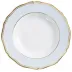 Mazurka Or Blue Grey French Rim Soup Plate 9.1 in