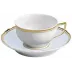 Mazurka Or Blue Grey Tea Saucer Extra 6.3 in