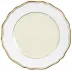 Mazurka Gold Ivory Dessert Plate 8.7 in
