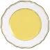 Mazurka Gold Yellow Dessert Plate 8.7 in