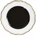 Mazurka Or Black Dessert Plate 8.7 in