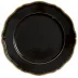 Mazurka Or Black Buffet Plate 12.2 in