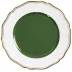 Mazurka Gold Green Dessert Plate 8.7 in