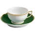 Mazurka Gold Green Tea Saucer Extra 6.3 in