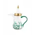 Cristobal Emerald Arabic Coffee Pot 8.3 X 9.4 in 18.9 oz