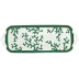 Cristobal Emerald Long Cake Plate 15.7 in X 5.9 in