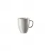 Junto Pearl Grey Mug With Handle 12 3/4 oz