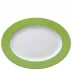 Sunny Day Apple Green Platter Oval 13 in