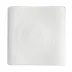 Mesh White Plate Flat Square 12 1/4 in (Special Order)