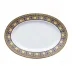 Medusa Blue Platter 15 3/4 in