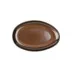 Junto -Bronze Stoneware Platter Flat 9 7/8 in