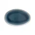 Junto Aquamarine Platter Oval 11 in