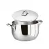 Kikka Mirror Steel Saucepot with Lid Round 20,0 cm h 13,0 cm 3,800 l