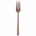 Linea Q Vintage Pvd Copper Serving Fork 8 7/8 In. 18/10 Stainless Steel Vintage Pvd Finishing
