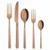 Linear Pvd Copper Tea/Coffee Spoon 5 1/4 in 18/10 Stainless Steel Pvd Mirror