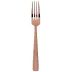 Siena Copper Table Fork 8 In 18/10 Stainless Steel Pvd Mirror