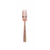 Siena Copper Cake Fork 5 7/8 In 18/10 Stainless Steel Pvd Mirror
