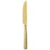 Siena Gold Table Knife Solid Handle 9 1/4 In 18/10 Stainless Steel Pvd Mirror