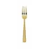 Siena Gold Dessert Fork 7 1/8 In 18/10 Stainless Steel Pvd Mirror