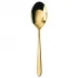 Hannah Gold Serving Spoon 9 5/8 In 18/10 Stainless Steel Pvd Mirror (Special Order)