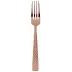 Cortina Copper Table Fork 8 In 18/10 Stainless Steel Pvd Mirror