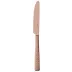Cortina Copper Table Knife Solid Handle 9 1/4 In 18/10 Stainless Steel Pvd Mirror