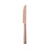 Cortina Copper Dessert Knife Solid Handle 8 1/4 In 18/10 Stainless Steel Pvd Mirror