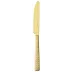 Cortina Gold Table Knife Solid Handle 9 1/4 In 18/10 Stainless Steel Pvd Mirror