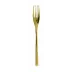 H-Art Pvd Gold Dessert Fork 7 1/2 In 18/10 Stainless Steel Pvd Mirror