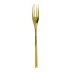 H-Art Pvd Gold Serving Fork 9 3/4 In 18/10 Stainless Steel Pvd Mirror