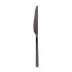 Linea Q Pvd Black Table Knife Solid Handle 9 3/8 In 18/10 Stainless Steel Pvd Mirror