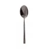 Linea Q Pvd Black Dessert Spoon 7 1/4 In 18/10 Stainless Steel Pvd Mirror