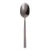 Linea Q Pvd Black Serving Spoon 8 7/8 In 18/10 Stainless Steel Pvd Mirror