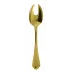 Filet Toiras Pvd Gold Serving Fork 9 3/8 In 18/10 Stainless Steel Pvd Mirror