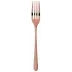 Venezia Copper Table Fork 8 In 18/10 Stainless Steel Pvd Mirror