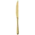 Venezia Gold Table Knife Solid Handle 9 1/4 In 18/10 Stainless Steel Pvd Mirror