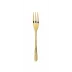 Venezia Gold Cake Fork 5 5/8 In 18/10 Stainless Steel Pvd Mirror