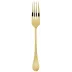 Taormina Pvd Gold Table Fork 8 In 18/10 Stainless Steel Pvd Gold