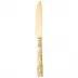 Jungle Pvd Gold Table Knife Solid Handle 9 1/4 In 18/10 Stainless Steel Pvd Gold