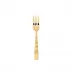 Jungle Pvd Gold Oyster/Cake Fork 6 In 18/10 Stainless Steel Pvd Gold