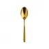 Hannah Diamond Pvd Red Gold Dessert Spoon 7 1/8 in Diamond Pvd Red Gold