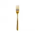 Hannah Diamond Pvd Red Gold Dessert Fork 7 1/4 in Diamond Pvd Red Gold