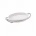 New Living Rectangular Porcelain Dish Set 13 3/4X9 1/2 Antico Stainless Steel