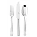 Flat 5-Pc Place Setting Solid Handle 18/10 Stainless Steel