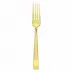 Flat Pvd Gold Table Fork 8 in 18/10 Stainless Steel Pvd Mirror (Special Order)