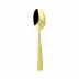 Flat Pvd Gold Dessert Spoon 7 1/8 in 18/10 Stainless Steel Pvd Mirror (Special Order)