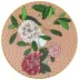 Tresor Fleuri Beige Rhododendron Coupe Plate Flat 6.3 in Gift Box