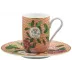 Tresor Fleuri Beige Rhododendron Espresso Cup D-3.1 in 4.1 oz