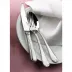 Ruban Croisè Silverplated 5-Pc Place Setting Solid Handle On 18/10 Stainless Steel