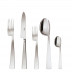Gio Ponti Conca Silverplated 5-Pc Place Setting Hollow Handle On 18/10 Stainless Steel